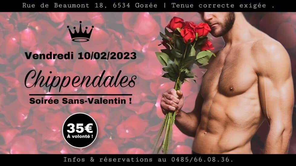 Soirée Saint Valentin Chippendales Fiesta Grill