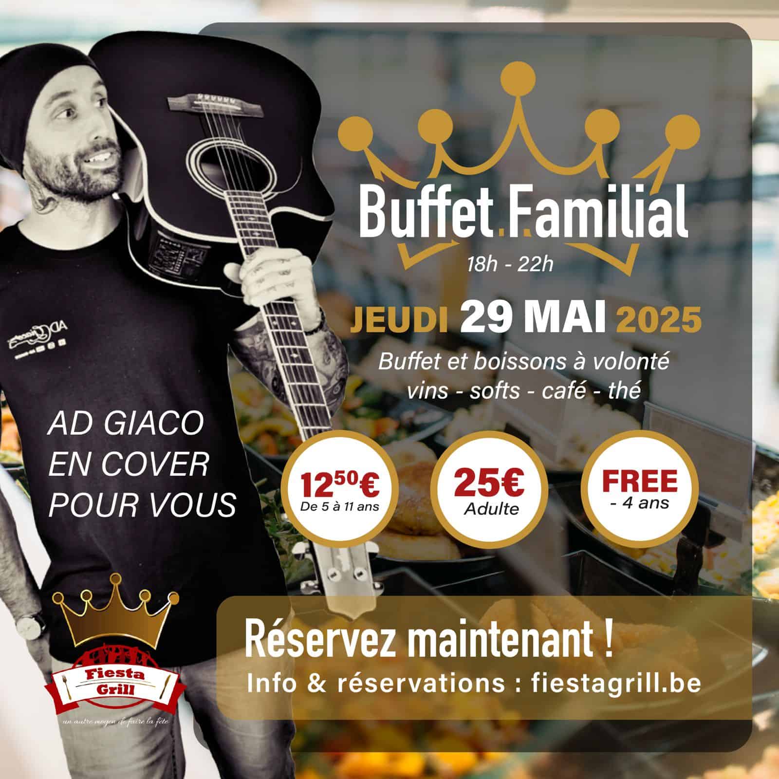 Buffet Familial 29 mai 2025 Buffet Familial 29 mai 2025