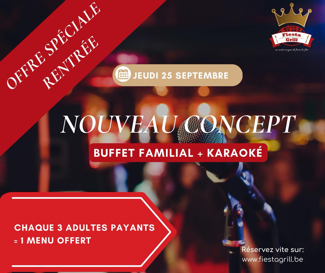 Buffet familial 25 septembre 2025