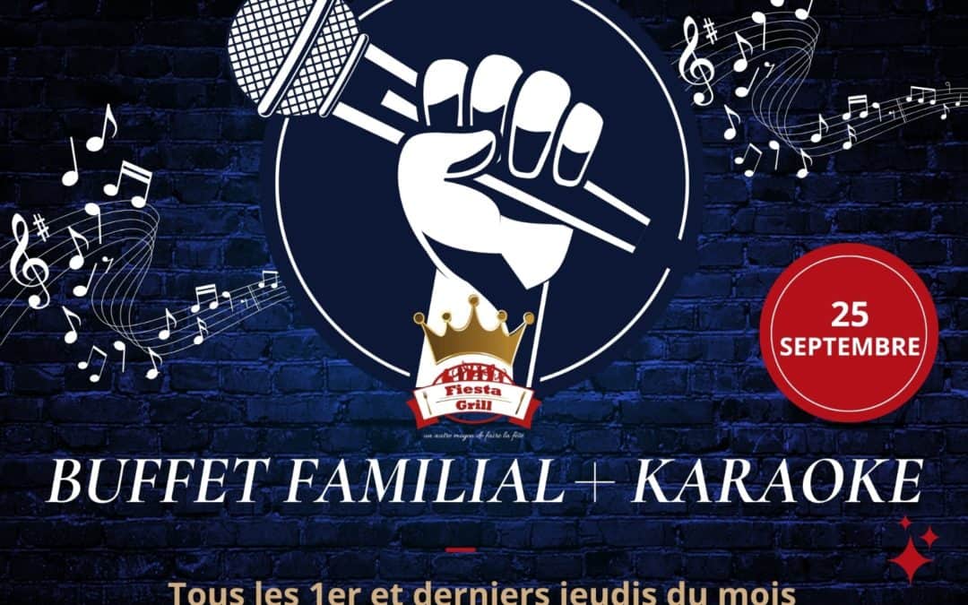 Buffet Familial avec karaoké 25 septembre 2025