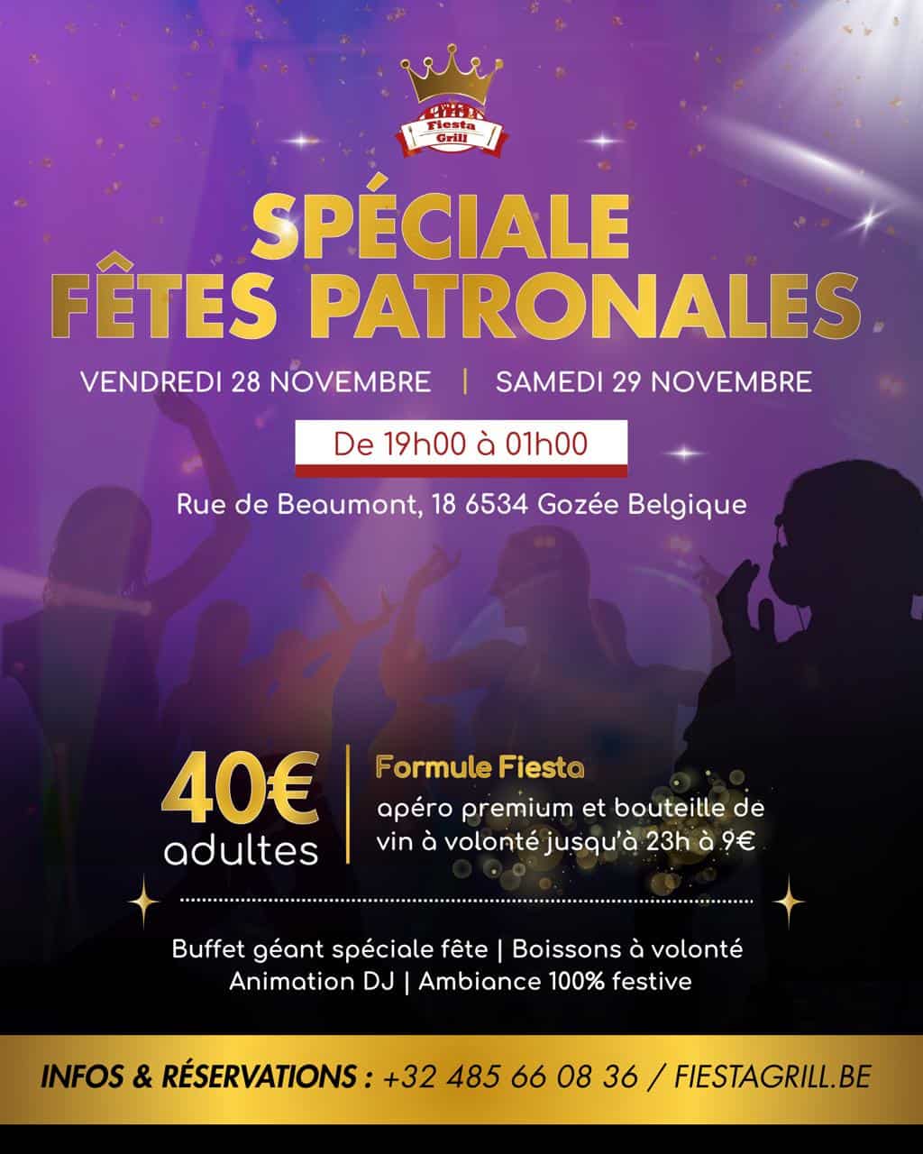 Spéciale Fêtes Patronales 28 et 29 novembre 2025