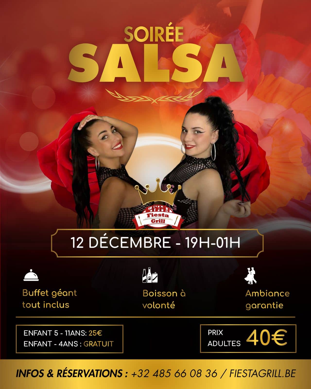 soirée salsa - 12 décembre 2025