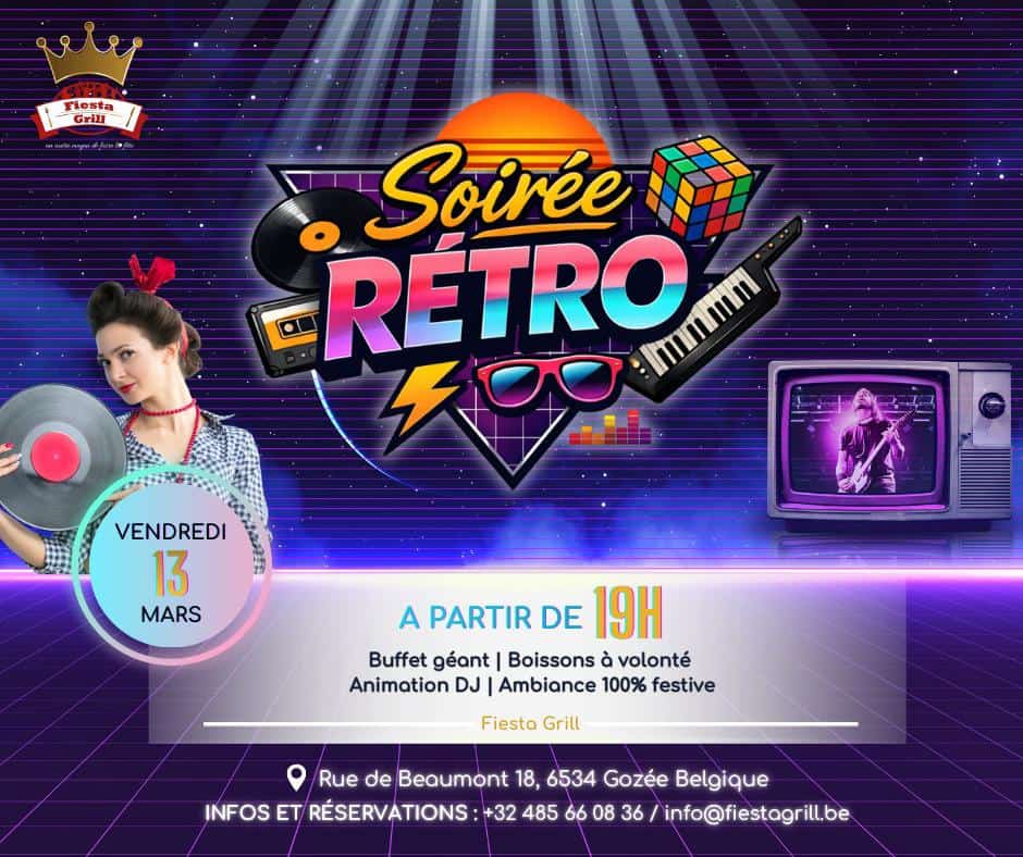 Soirée Rétro - 13 mars 2026